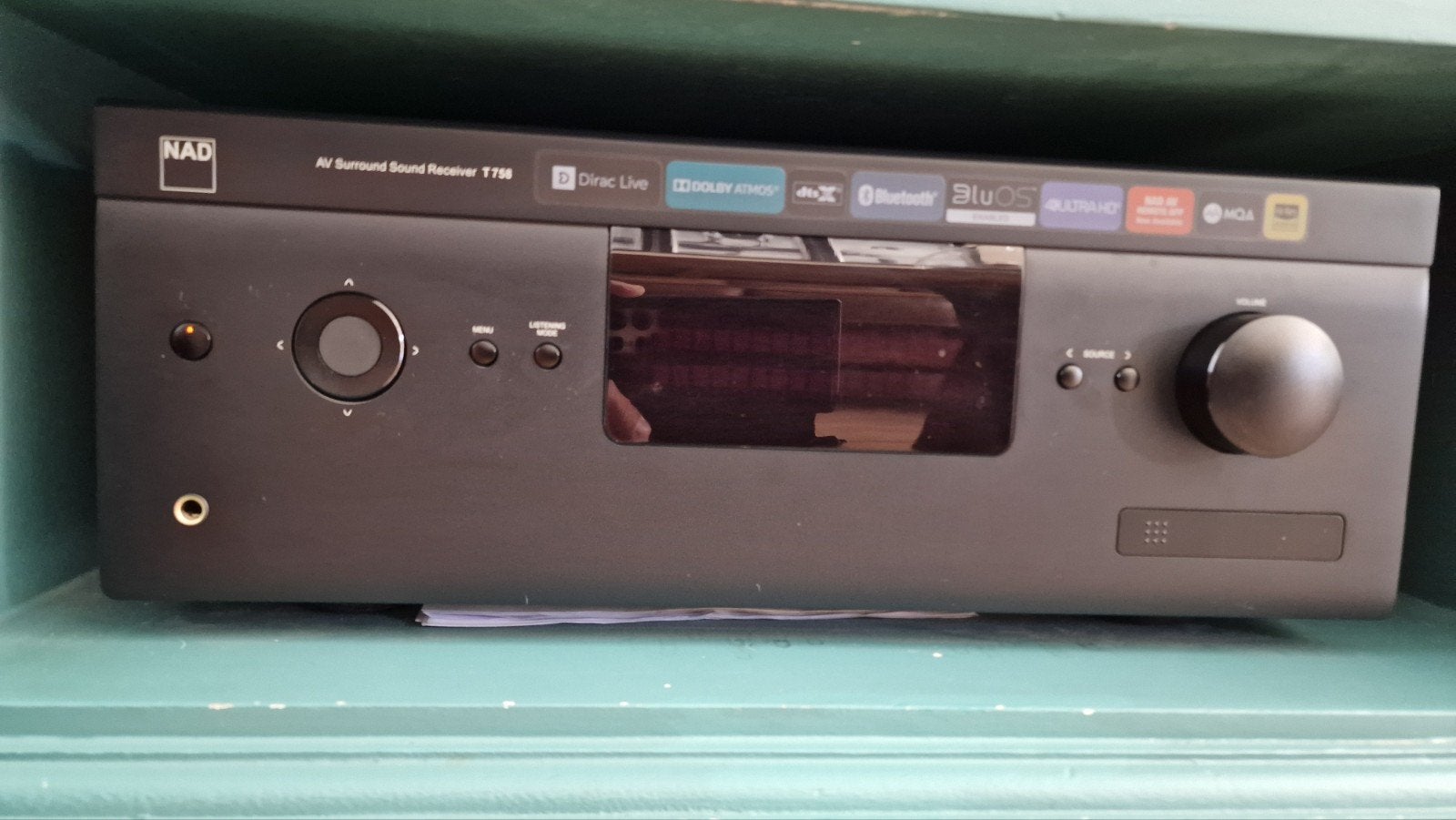 Nad T758 V3i  Dolby Atmos receiver., Ophalen, Zo goed als nieuw, 120 watt of meer, Overige merken