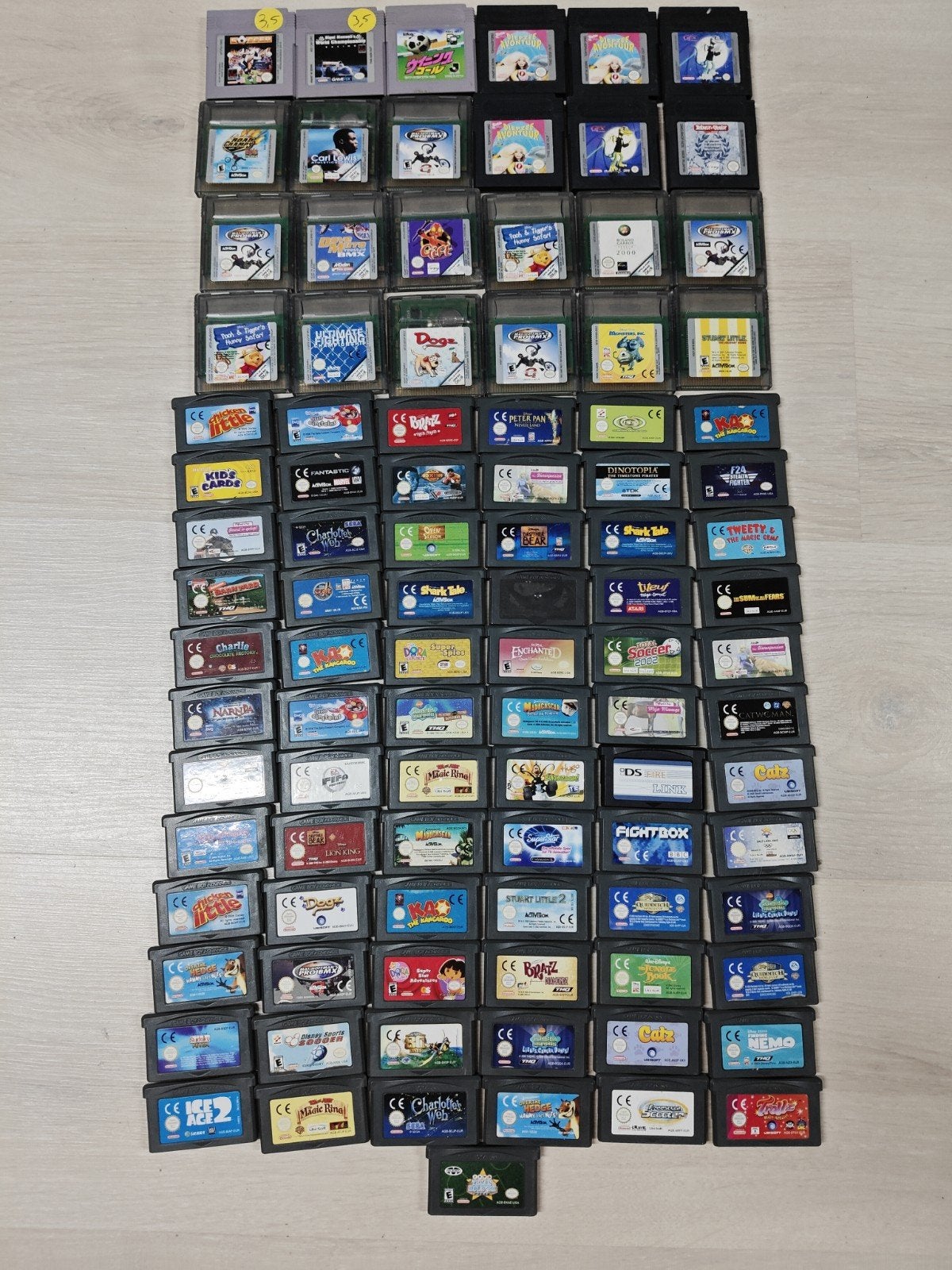 PARTIJ 97 GameBoy Advance, Color en Classic spellen, Spelcomputers en Games, Games | Nintendo Game Boy, Gebruikt, 1 speler, Ophalen of Verzenden