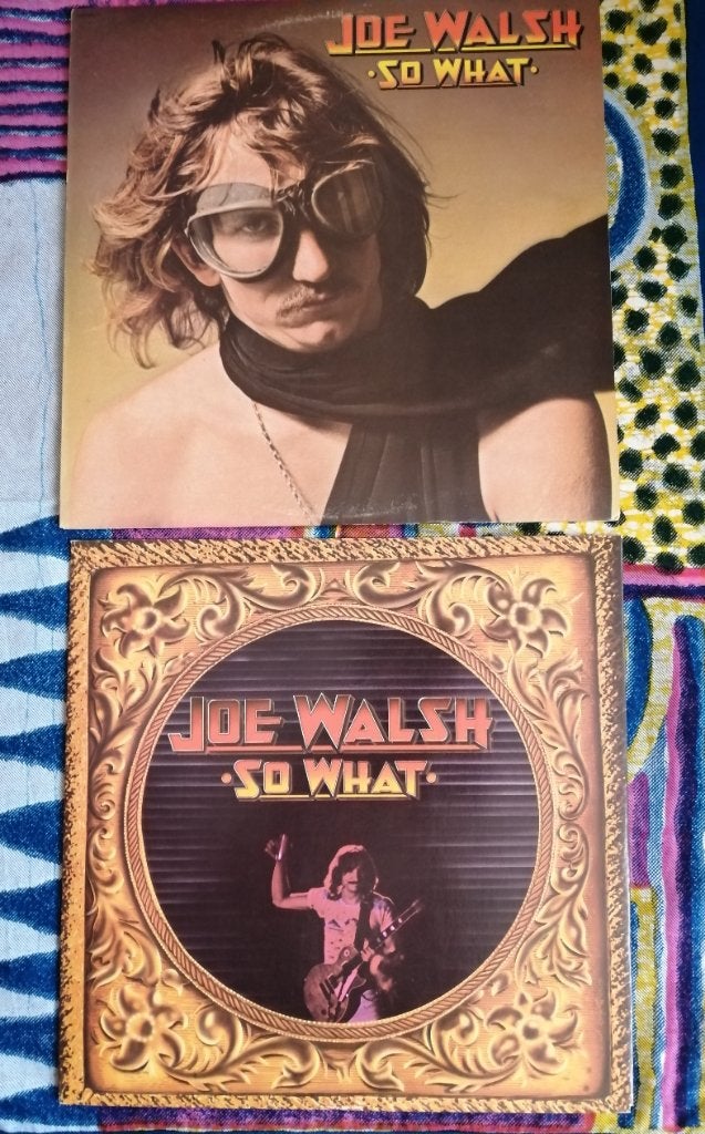 Joe Walsh So What album elpee vinyl lp, Cd's en Dvd's, LP, Gebruikt, Ophalen of Verzenden, Inclusief binnenhoes