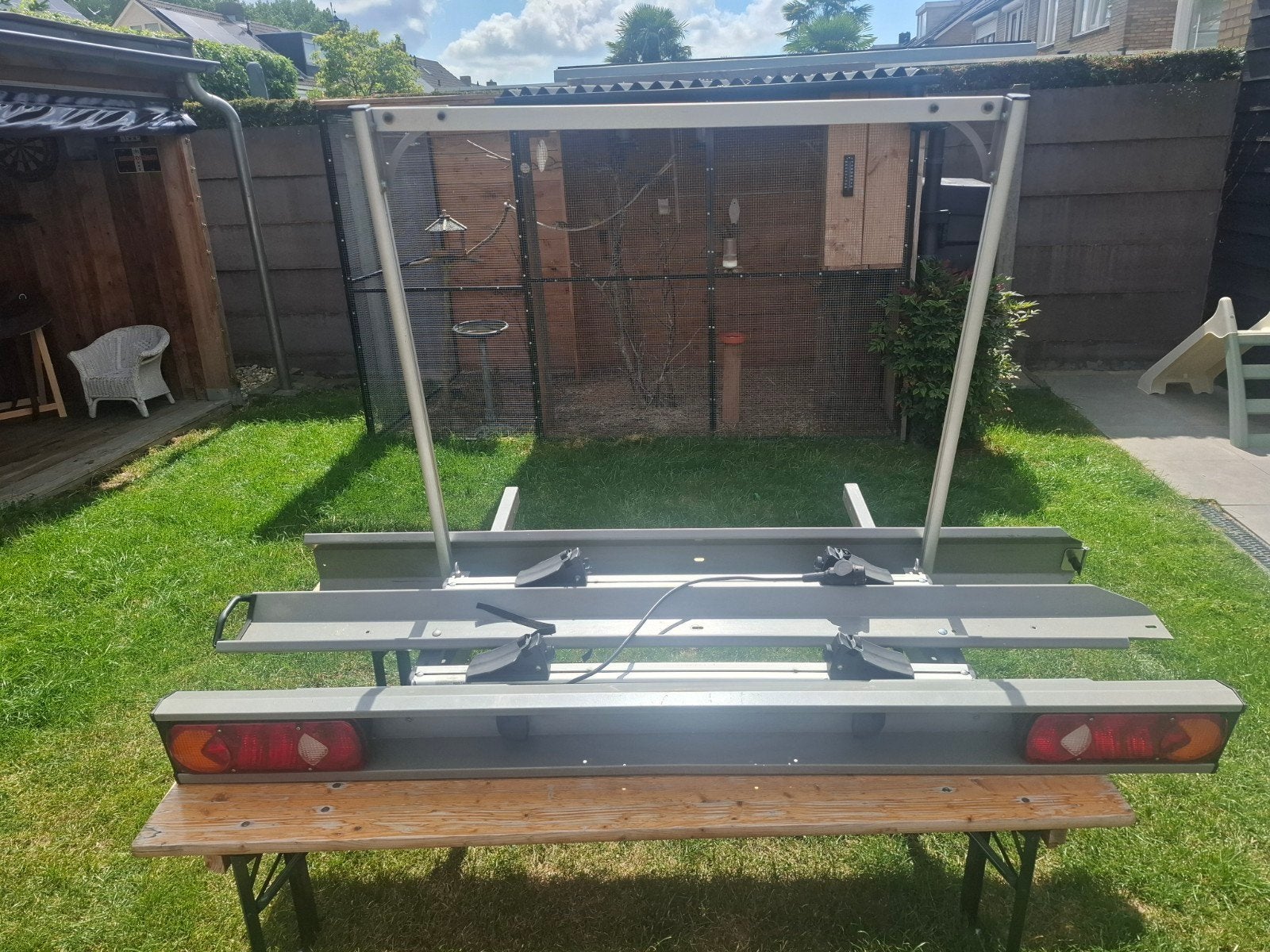 Sawiko Ligero Scooter/Fietsendrager - 130 kg draagvermogen, Ophalen, Gebruikt, Trekhaakdrager
