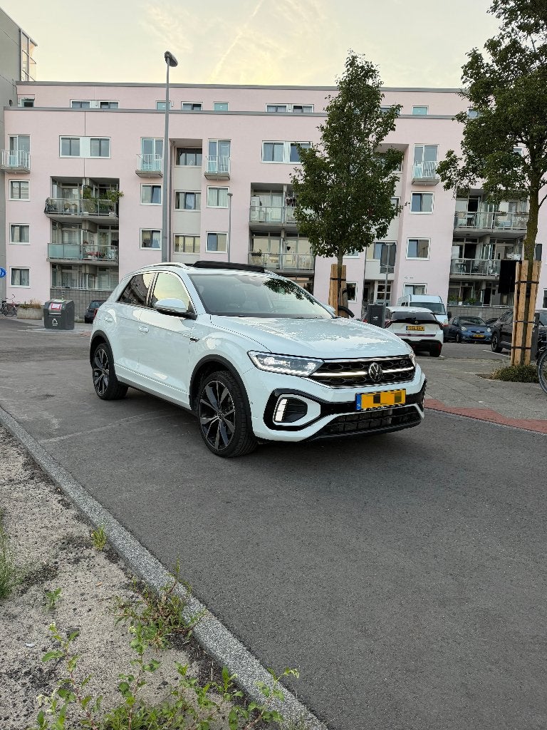 Volkswagen T-Roc 2.0 TDI 4Motion R-Line full option, Auto's, Automaat, 4 cilinders, 150 pk, Wit