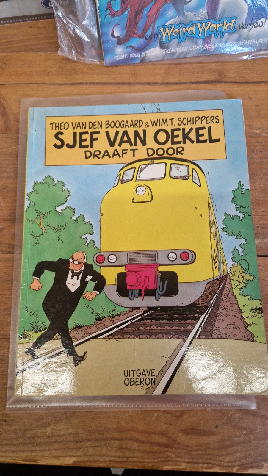 Sjef van Oekel draaft door. Wimpel T. Schippers, Eén stripboek, Ophalen of Verzenden
