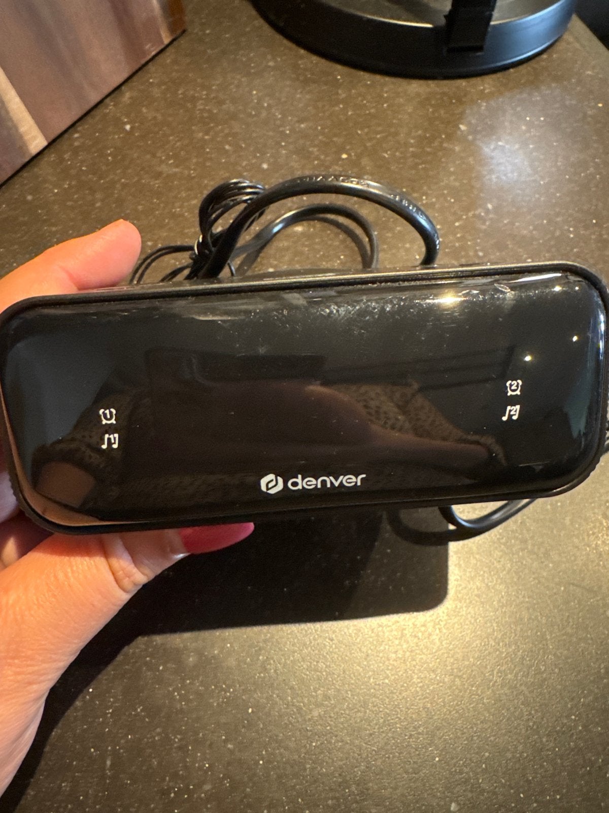 Denver Radio Wekker met Snooze en Dimmer Functie, Ophalen of Verzenden, Gebruikt, Digitaal