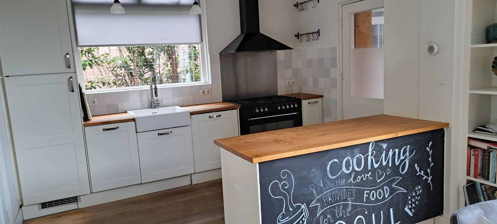 Ikea keuken met houten werkblad., Ophalen, Gebruikt, Hout, Overige typen