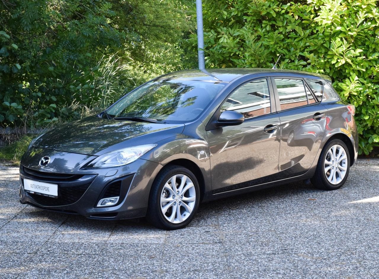 Mazda 3 2.0 Hatchback AUT 2010 Grijs, Stof, 4 cilinders, 1240 kg, Grijs