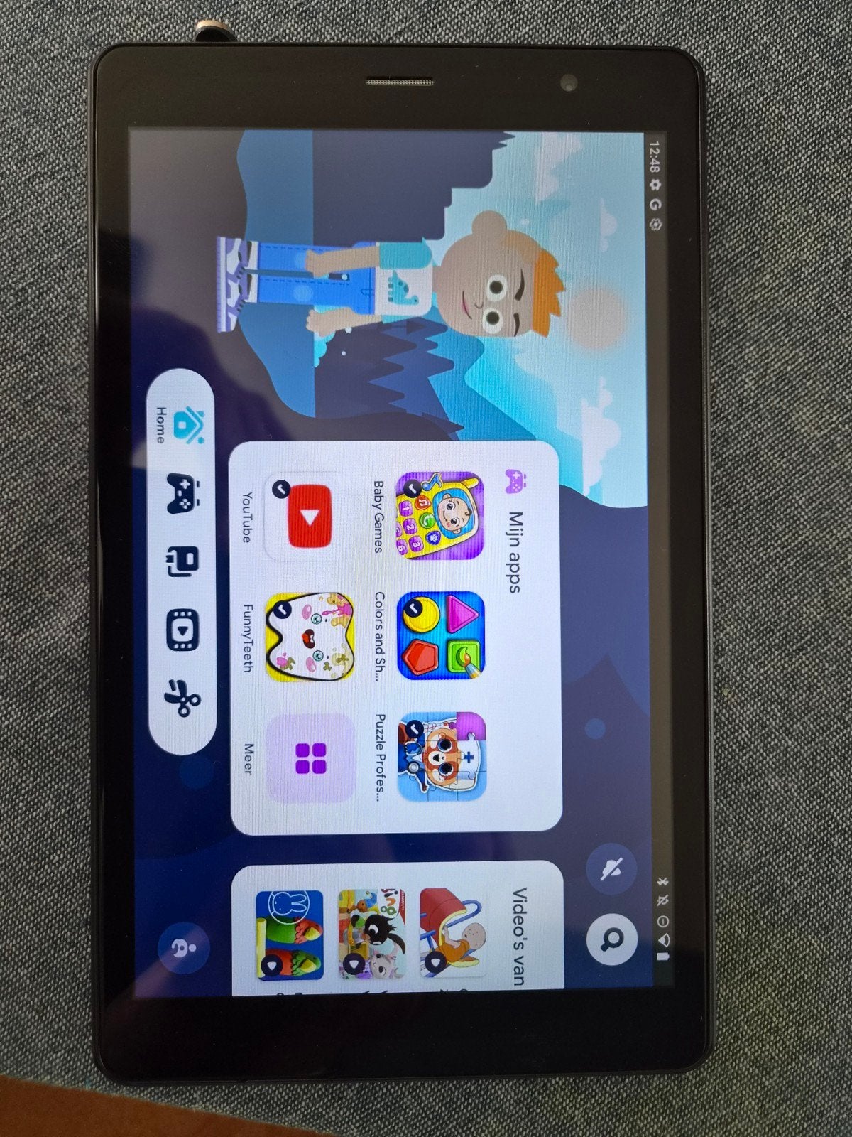 AngelTech Kindertablet met Pop-It Hoes en Oplader, Ophalen, AngelTech, 8 inch, Kindertablet