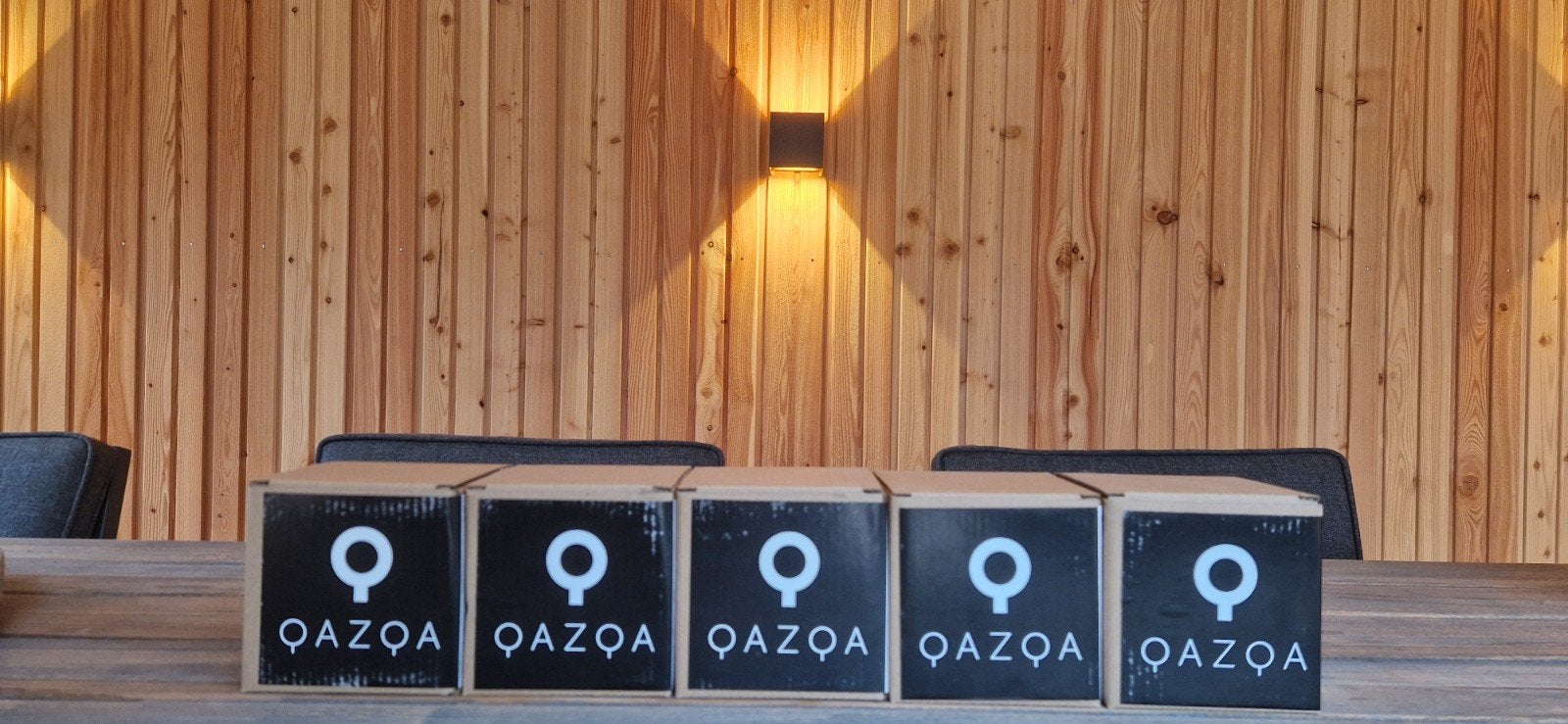 5x QAZQA Edwin WL Black Gold wandlamp – nieuw in doos, Ophalen of Verzenden, Nieuw