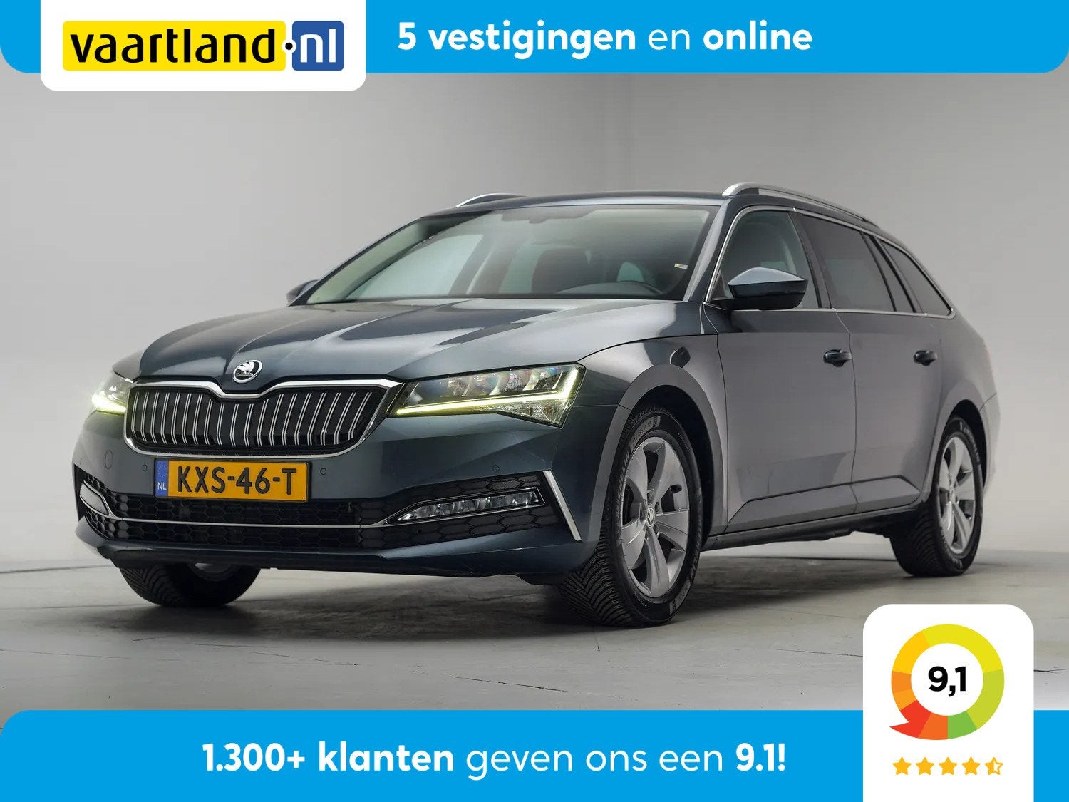 Skoda Superb 1.4 TSI iV Business Edition Aut. [ Navi Camera, Auto's, Gebruikt, 4 cilinders, Automatische klimaatregeling, 1600 kg