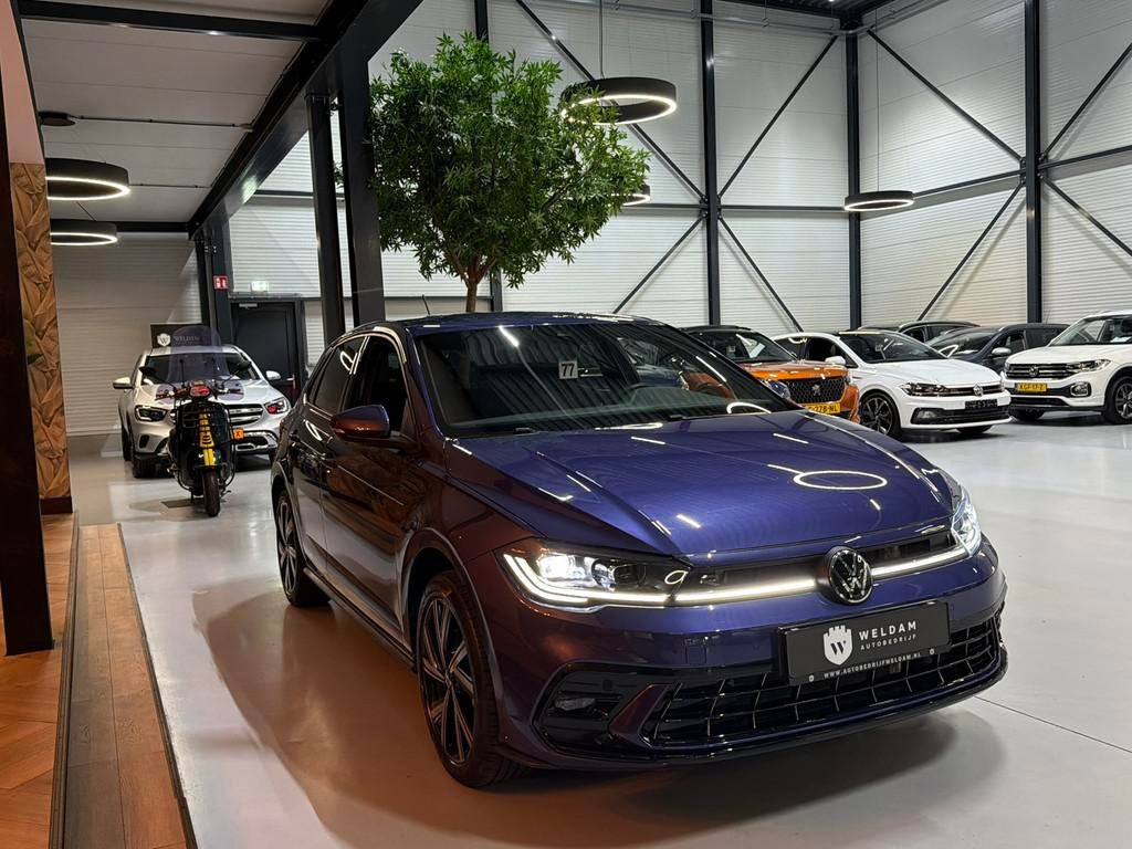 Volkswagen Polo 1.0 TSI R-Line Business Garantie Carplay Cam, Stof, Gebruikt, Zwart, 95 pk
