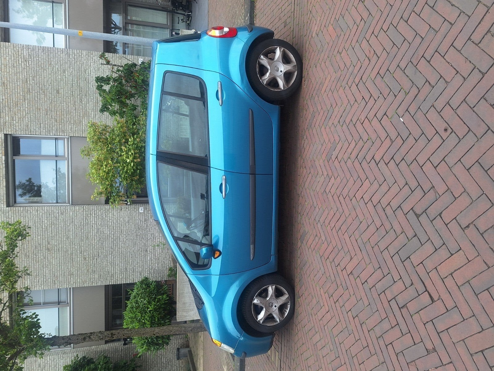 Renault Modus 1.4 16V 72KW E4 2006 Blauw, Auto's, Renault, Voorwielaandrijving, 15 km/l, 4 cilinders, Blauw