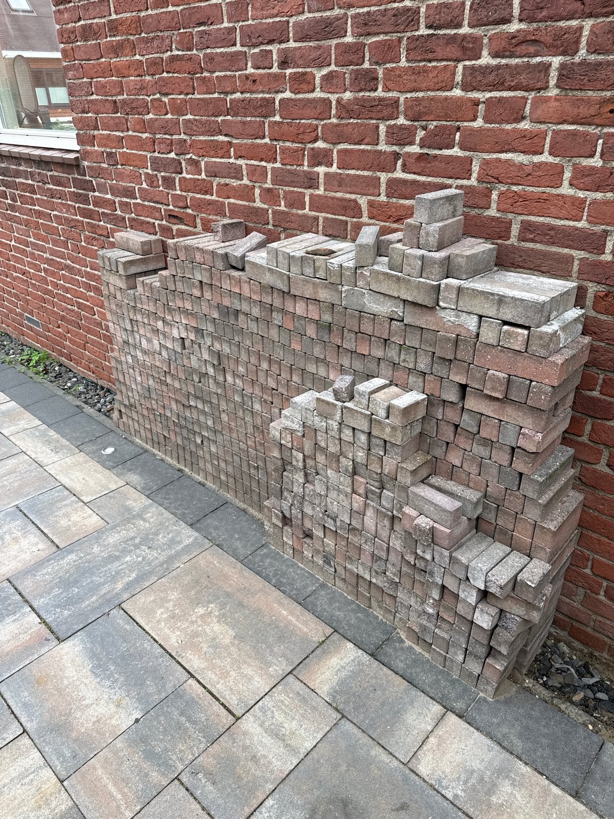Gebruikte betonnen klinkers voor bestrating, Ophalen, Gebruikt, Klinkers, 5 tot 10 m²