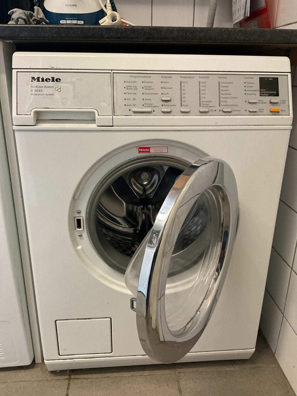 Miele W 5645 WPS SoftCare System wasmachine, Witgoed en Apparatuur, Wasmachines, Ophalen, 1200 tot 1600 toeren, Gebruikt, 4 tot 6 kg
