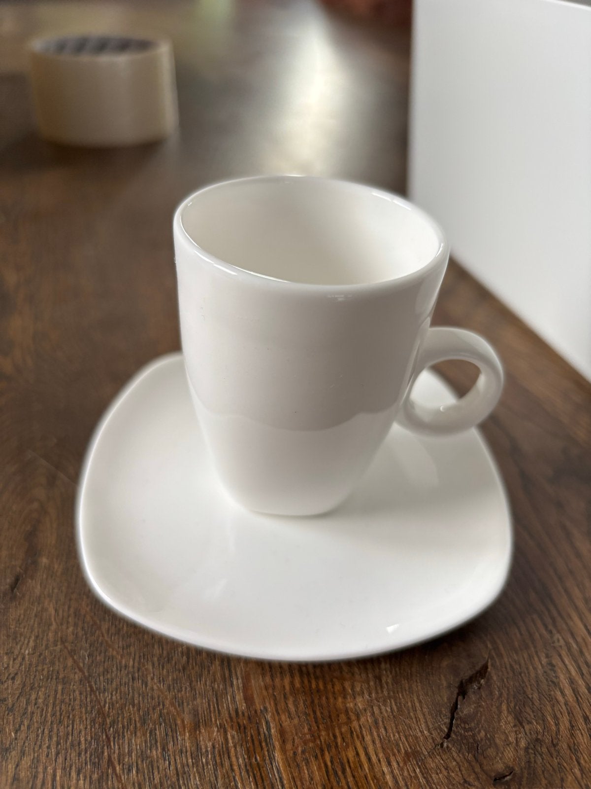 10 Maxwell & Williams Cashmere Espresso Kopjes met Schotels, Nieuw, Ophalen of Verzenden, Effen, Kop(pen) en/of Schotel(s)
