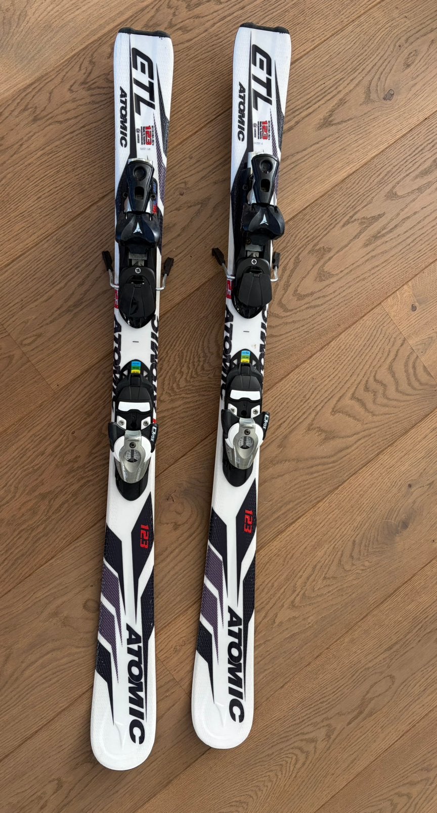 Atomic ETL 123 Ski's - Goede staat, Sport en Fitness, Ophalen, 100 tot 140 cm, Zo goed als nieuw, Atomic