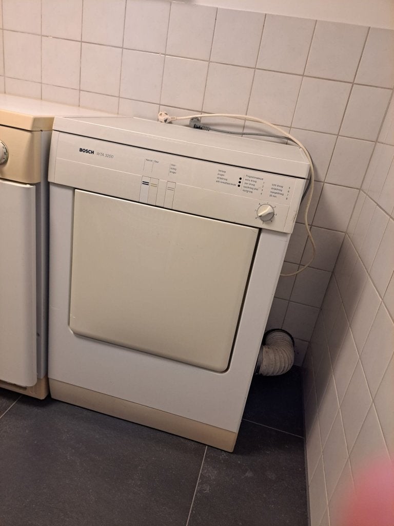 Droogtrommel, Witgoed en Apparatuur, Ophalen, Gebruikt, Luchtafvoer, 4 tot 6 kg