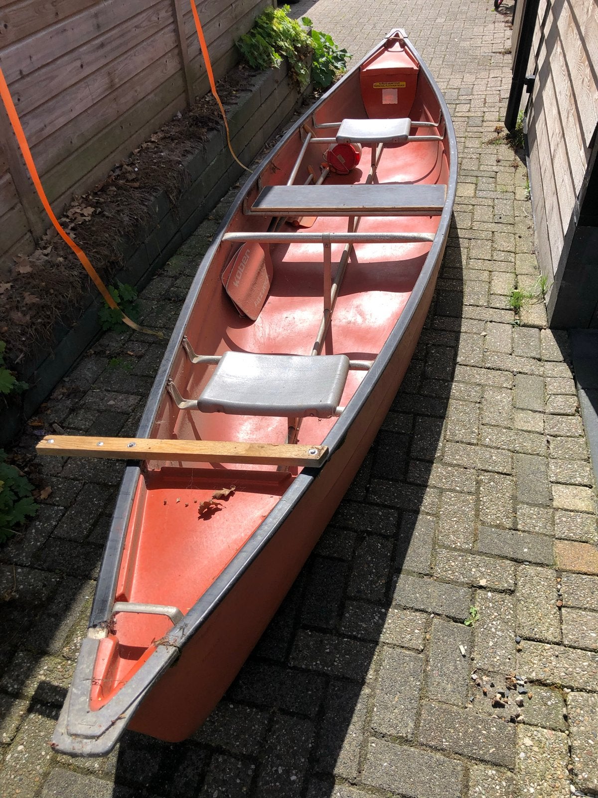 Coleman Canadese Kano met Minn Kota Fluistermotor en Accu, Watersport en Boten, Kano's, Ophalen, Gebruikt, Canadese kano of Open kano