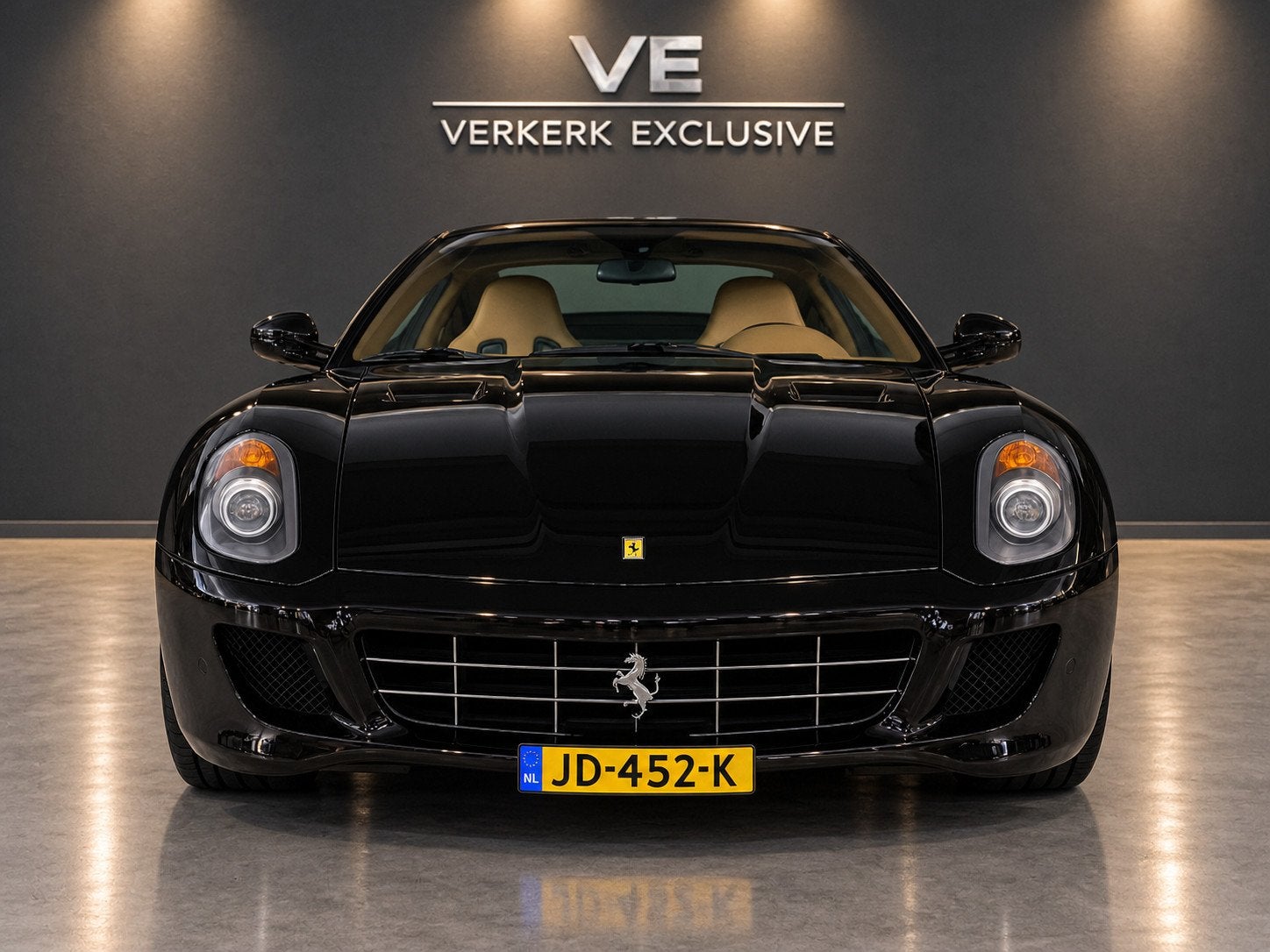 Ferrari 599 GTB F1 voorzien van Carbon remmen (bj 2007), Auto's, 5999 cc, Gebruikt, 12 cilinders, Zwart