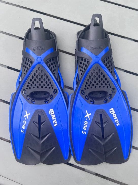 Mares X-One S zwemvliezen / vinnen (maat 35-38), Ophalen of Verzenden, Zo goed als nieuw, Zwem- of Duikvliezen
