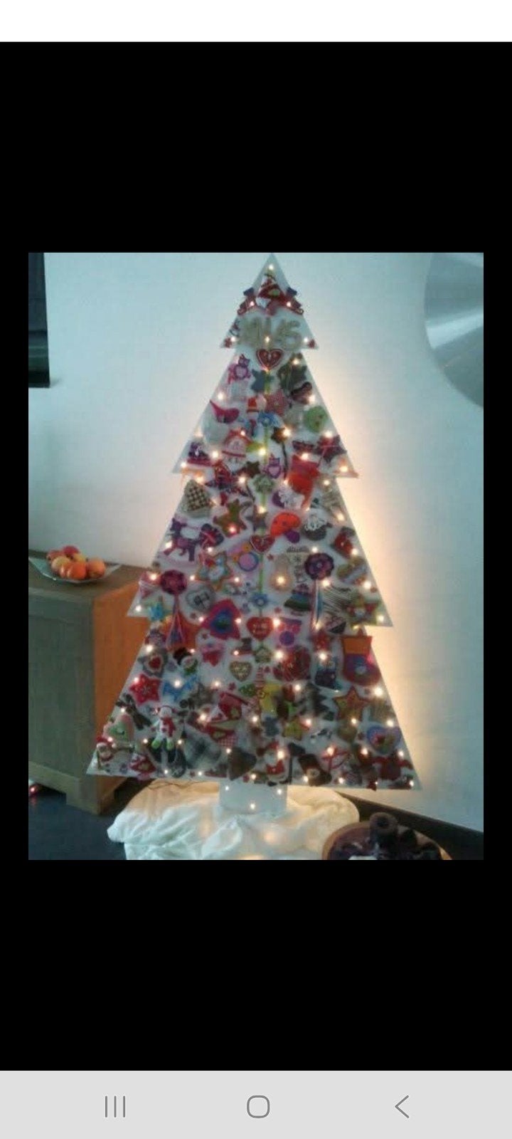 houten kerstboom, Ophalen
