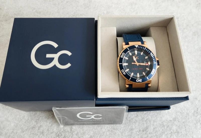 GC Y36004G7 watch blue one herenhorloge, Overige merken, Overige materialen, Polshorloge, Overige materialen