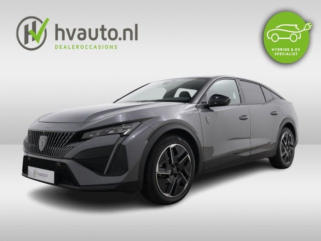 Peugeot 408 1.2 HYBRID 145 E-DCS6 | Panoramadak | 360 Vision, Auto's, 145 pk, Gebruikt, Zwart, 1199 cc