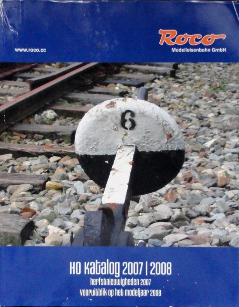 Roco Catalogus 2007-2008 - NETTE STAAT, Gebruikt, Gelijkstroom, Roco, Analoog