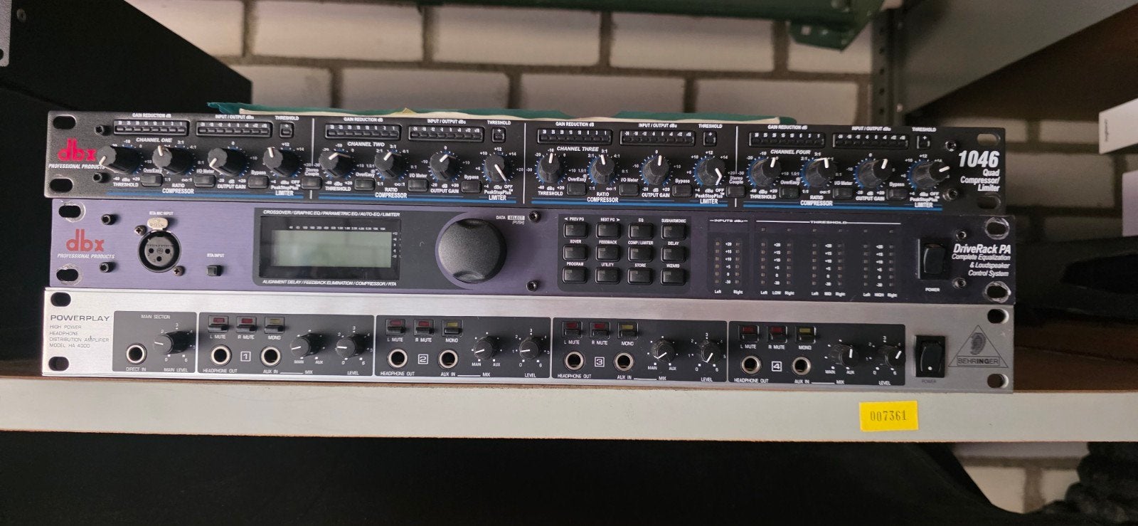 DBX DRIVER RACK, Ophalen of Verzenden, Zo goed als nieuw