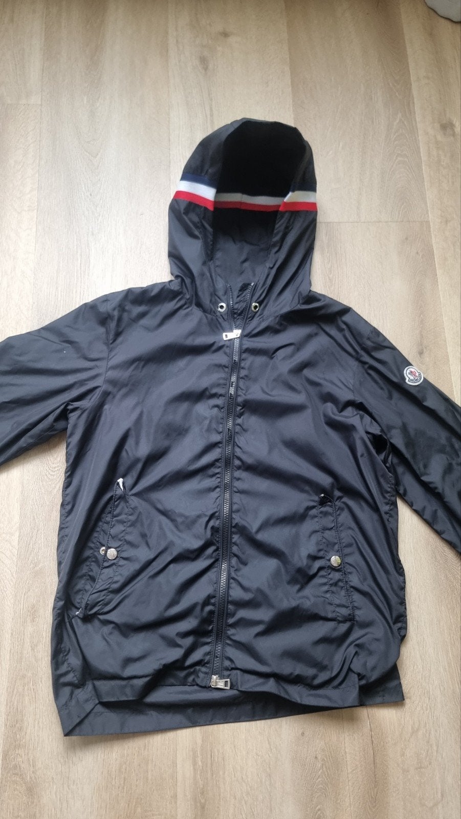 Moncler Grimpuese Windbreaker - Goede Staat, Kleding | Heren, Jassen | Zomer, Ophalen, Moncler, Zwart, Overige maten
