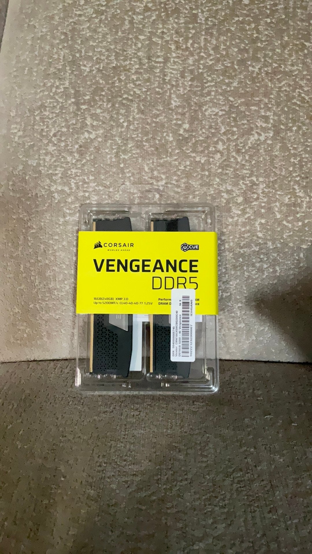 Ram voor desctop 2x8 gb max 5200mt/s, Ophalen of Verzenden, Nieuw, 8-core, 4 Ghz of meer