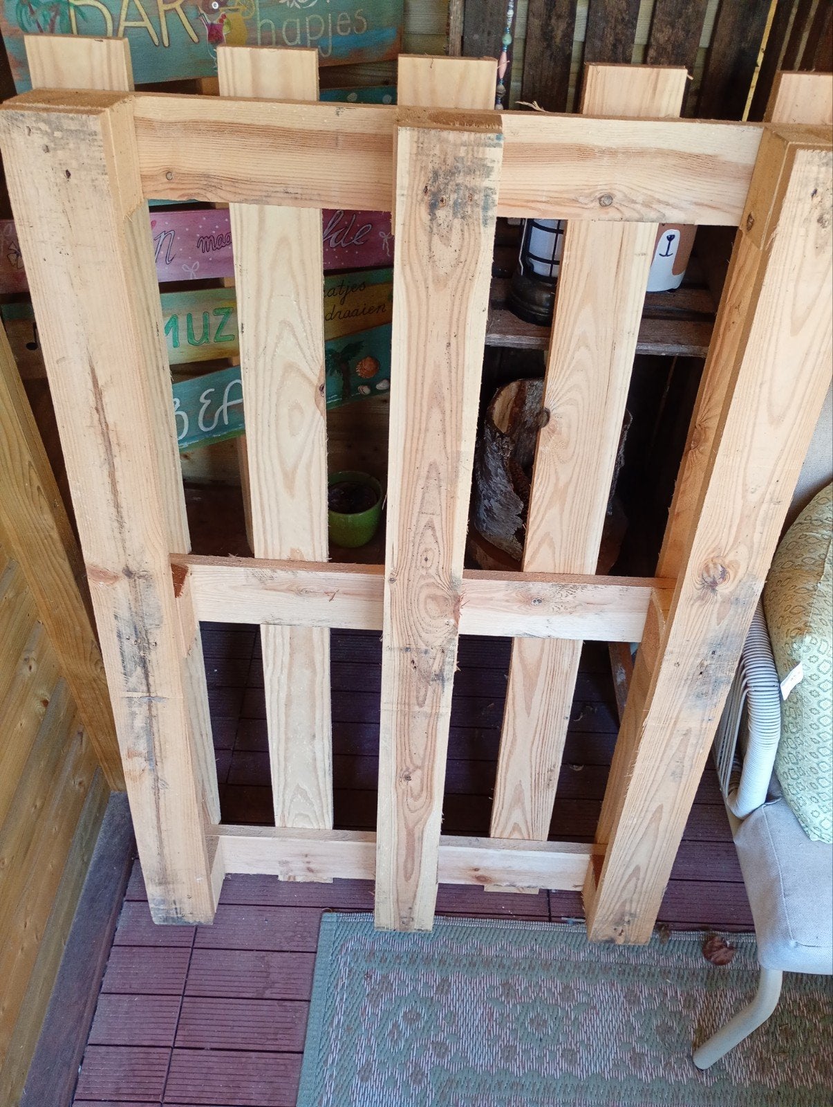 Houten Pallet - Ideaal voor decoratie of meubels, Ophalen, Gebruikt, 50 mm of meer, Minder dan 200 cm