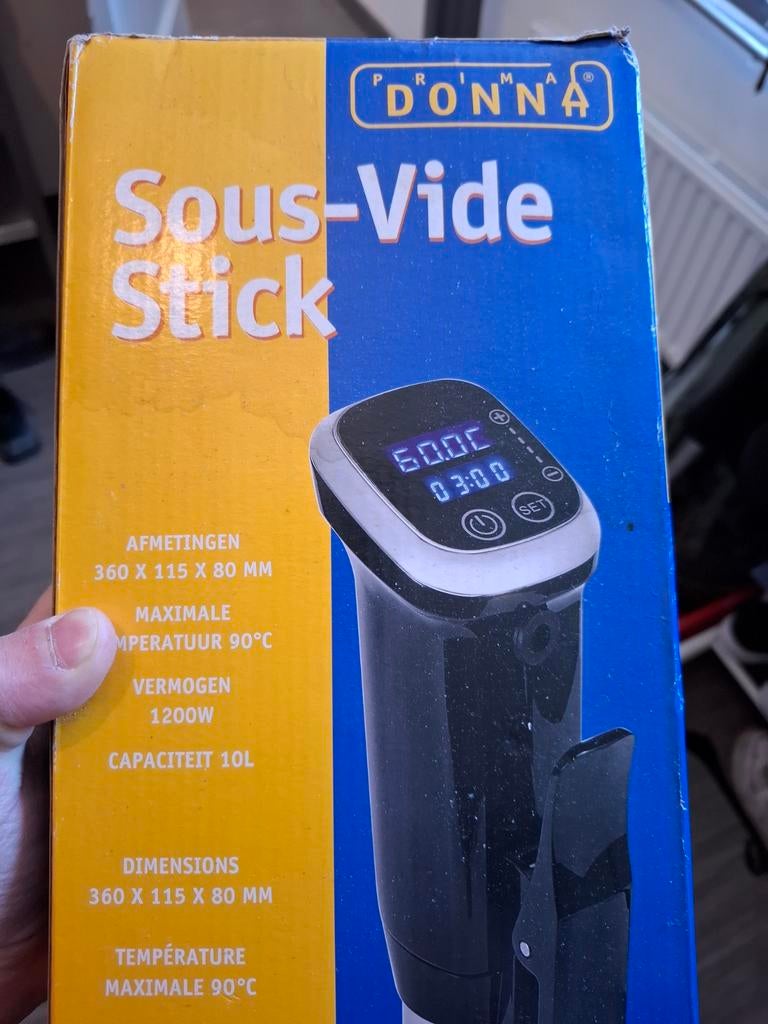 Prima Donna Sous-Vide Stick 1200W - Zo goed als nieuw, Ophalen of Verzenden, Zo goed als nieuw