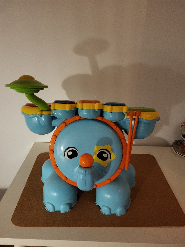 VTech Rock & Leer Drumstel, Ophalen of Verzenden, Zo goed als nieuw, 6 maanden tot 2 jaar