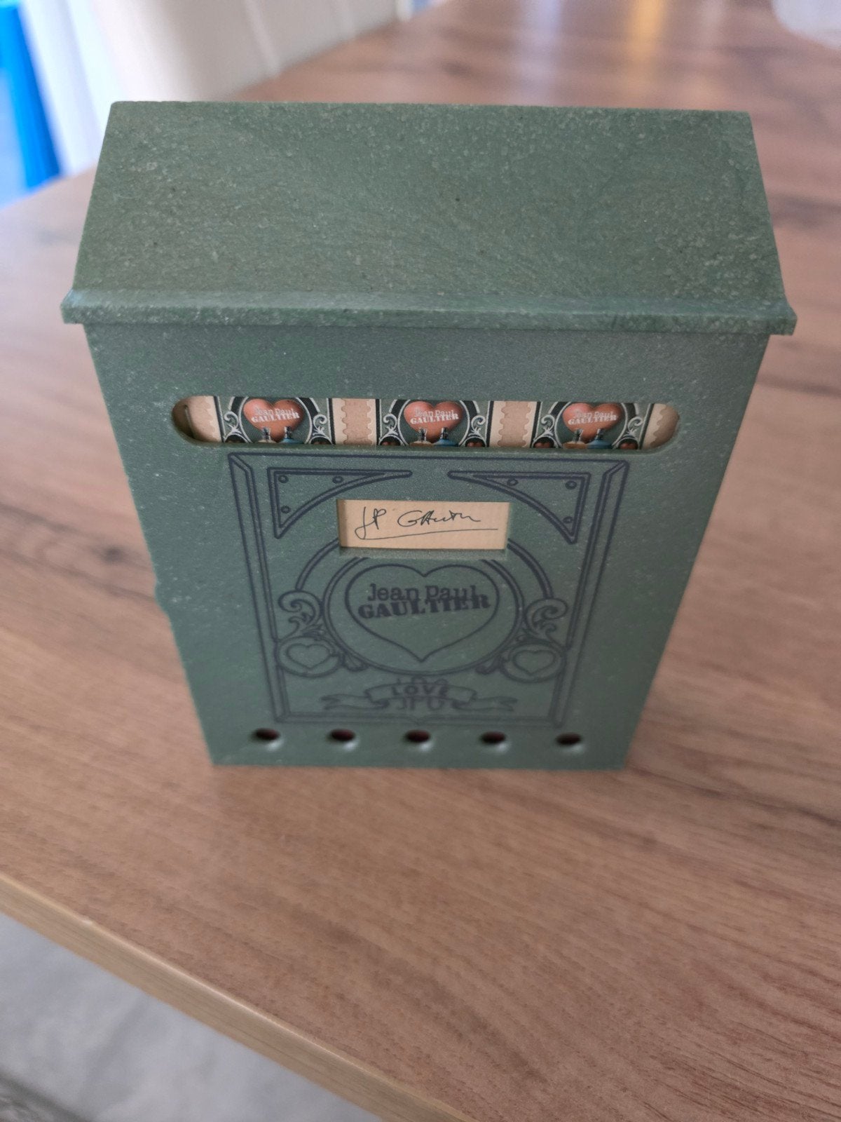 Vintage JPG Mailbox Valentijn Duo 2000 Set, Verzamelen, Parfumverzamelingen, Ophalen of Verzenden, Toebehoren, Gevuld
