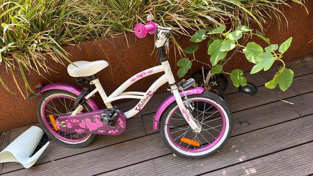 Gratis kinderfietsje met lekke band, Ophalen, Gebruikt, Minder dan 16 inch