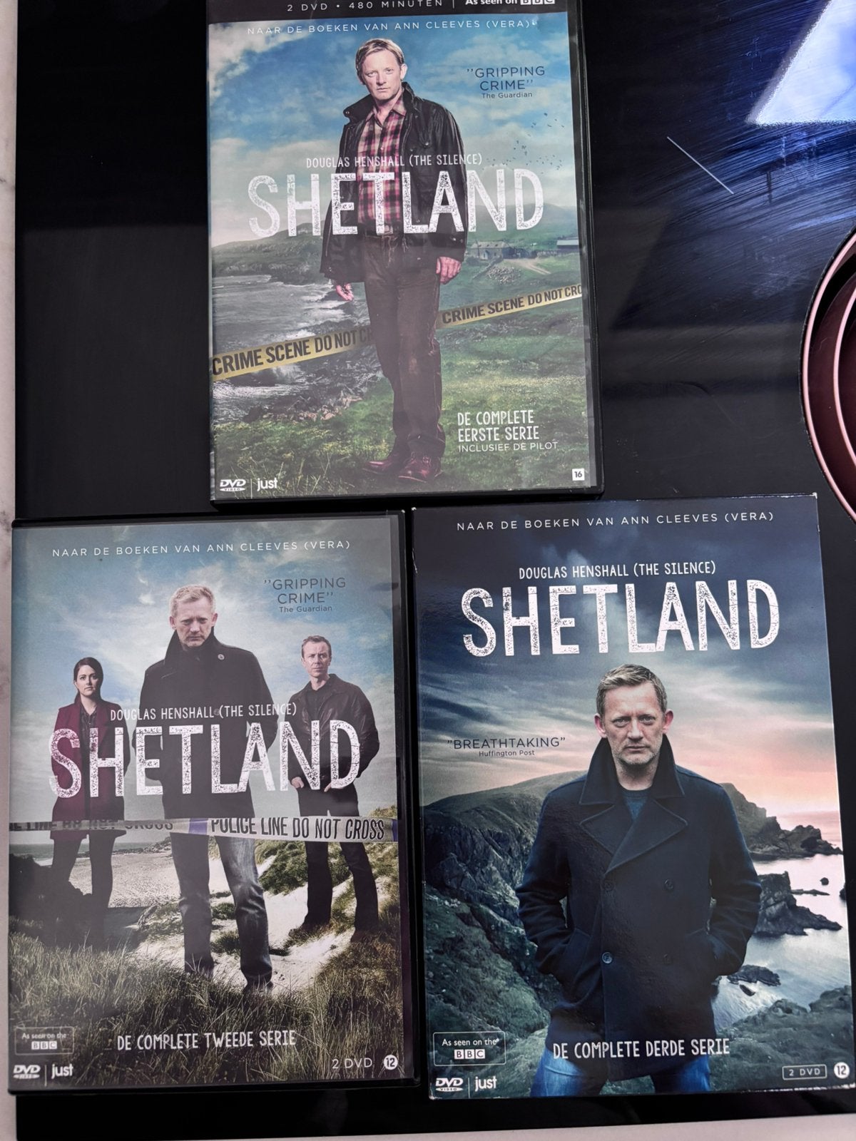 SHETLAND SEIZOEN 1,2 en 3, Alle leeftijden, Seizoen 1, Ophalen of Verzenden, Zo goed als nieuw