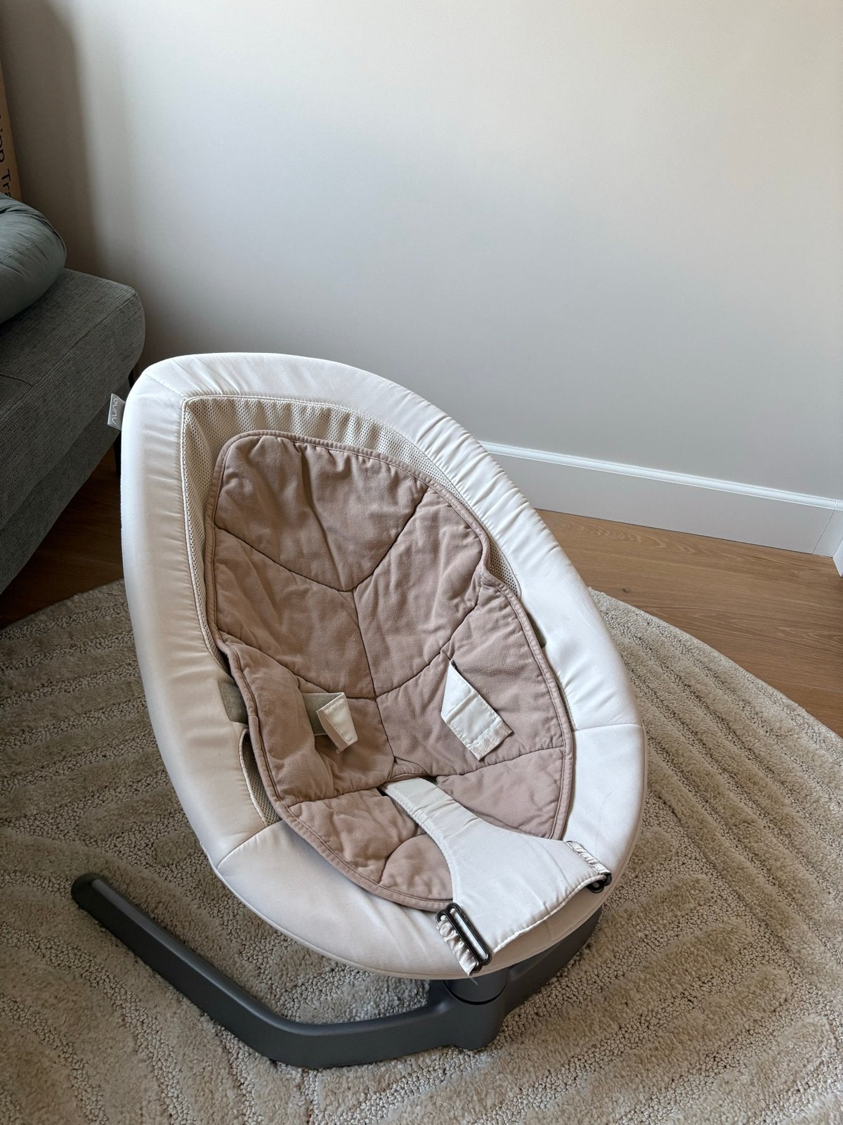 Nuna Leaf kinder wipstoel - Zo goed als nieuw, Wipstoel, Ophalen, Overige merken, Met gordel(s) of riempje(s)