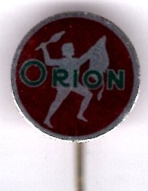Orion motoroil blik speldje ( M_141), Verzamelen, Verzenden, Zo goed als nieuw, Merk, Speldje of Pin
