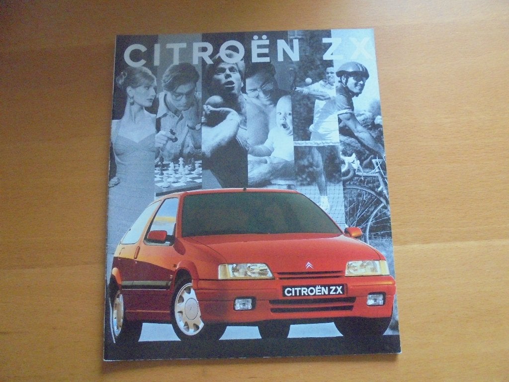 brochure Citroen ZX  1993, Ophalen of Verzenden, Zo goed als nieuw, Citroën