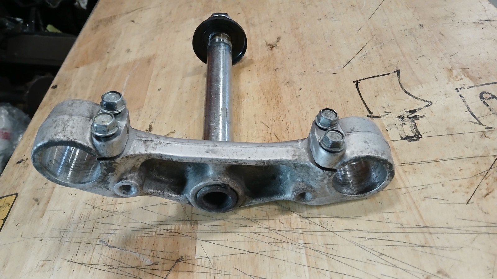 T stuk voorvork Honda nsr 125cc  jc 22, Ophalen of Verzenden