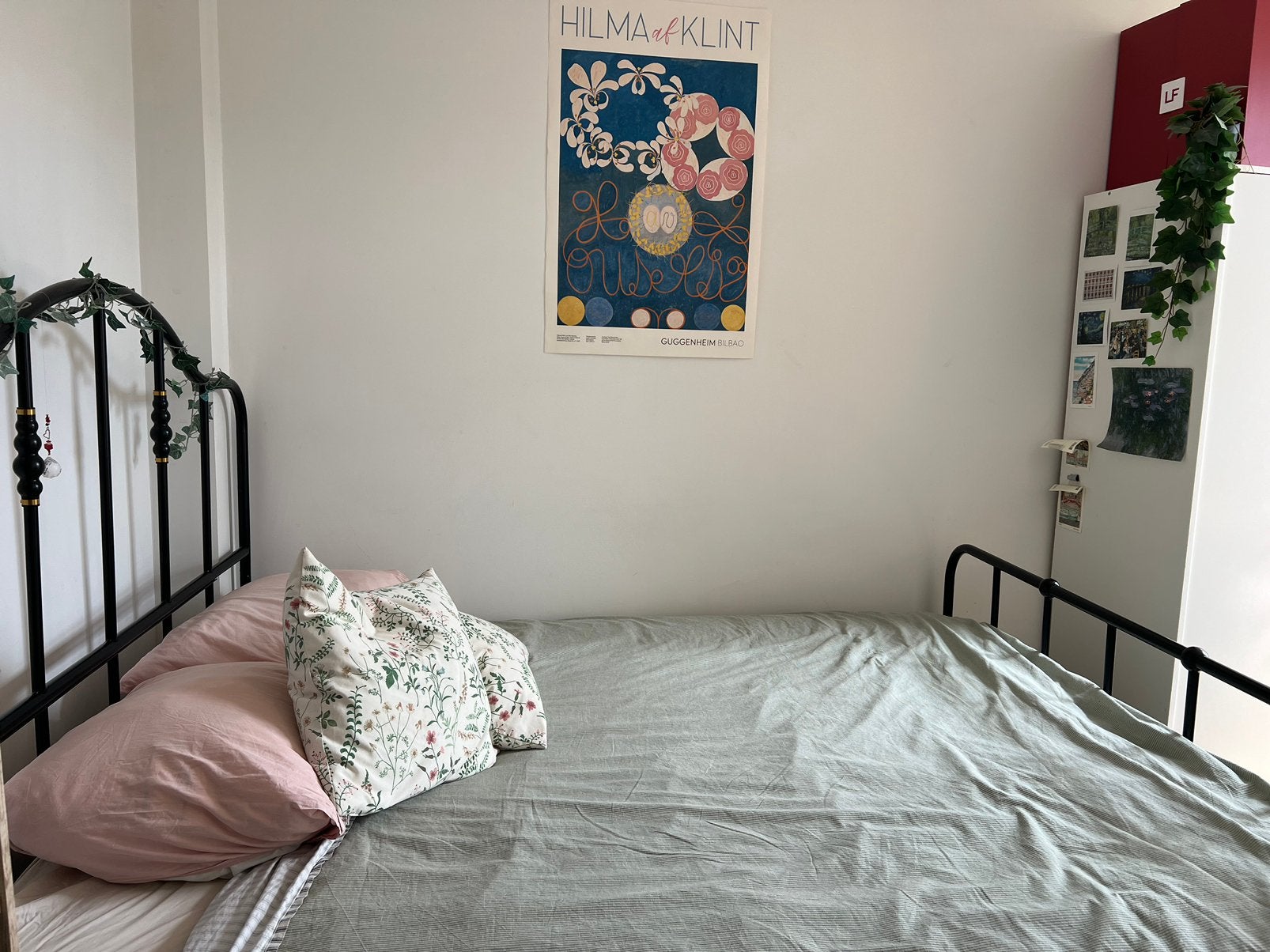 Bed 160x200 King’s size - inclusif IKEA, Ophalen of Verzenden, Zo goed als nieuw, Hout, Vogelkooi