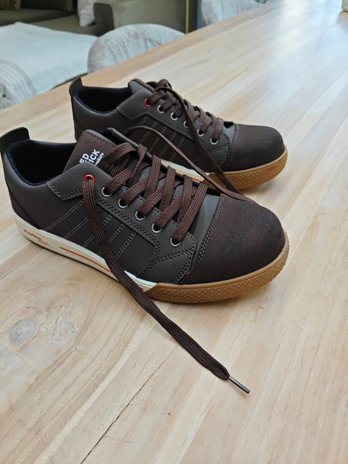 Redbrick werkschoen sneaker maat 44 nieuw, Bruin, Red Brick, Nieuw, Ophalen of Verzenden