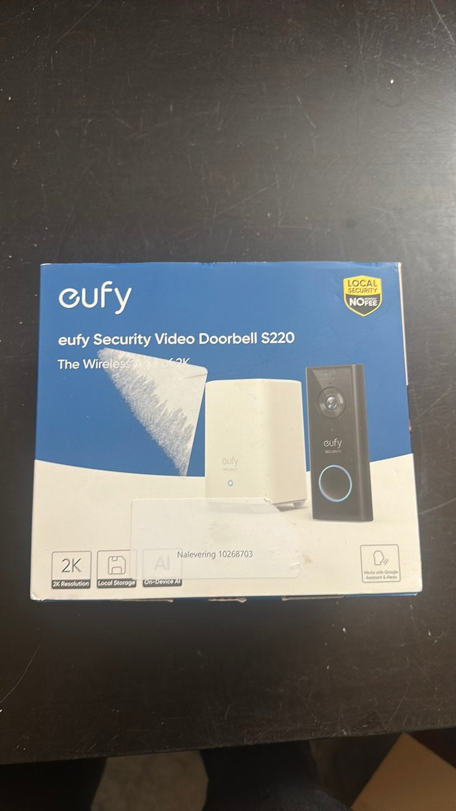 Nieuwe Eufy Security Video Doorbell S220 - Zonder camera, ., Draadloos, Nieuw, Ophalen of Verzenden