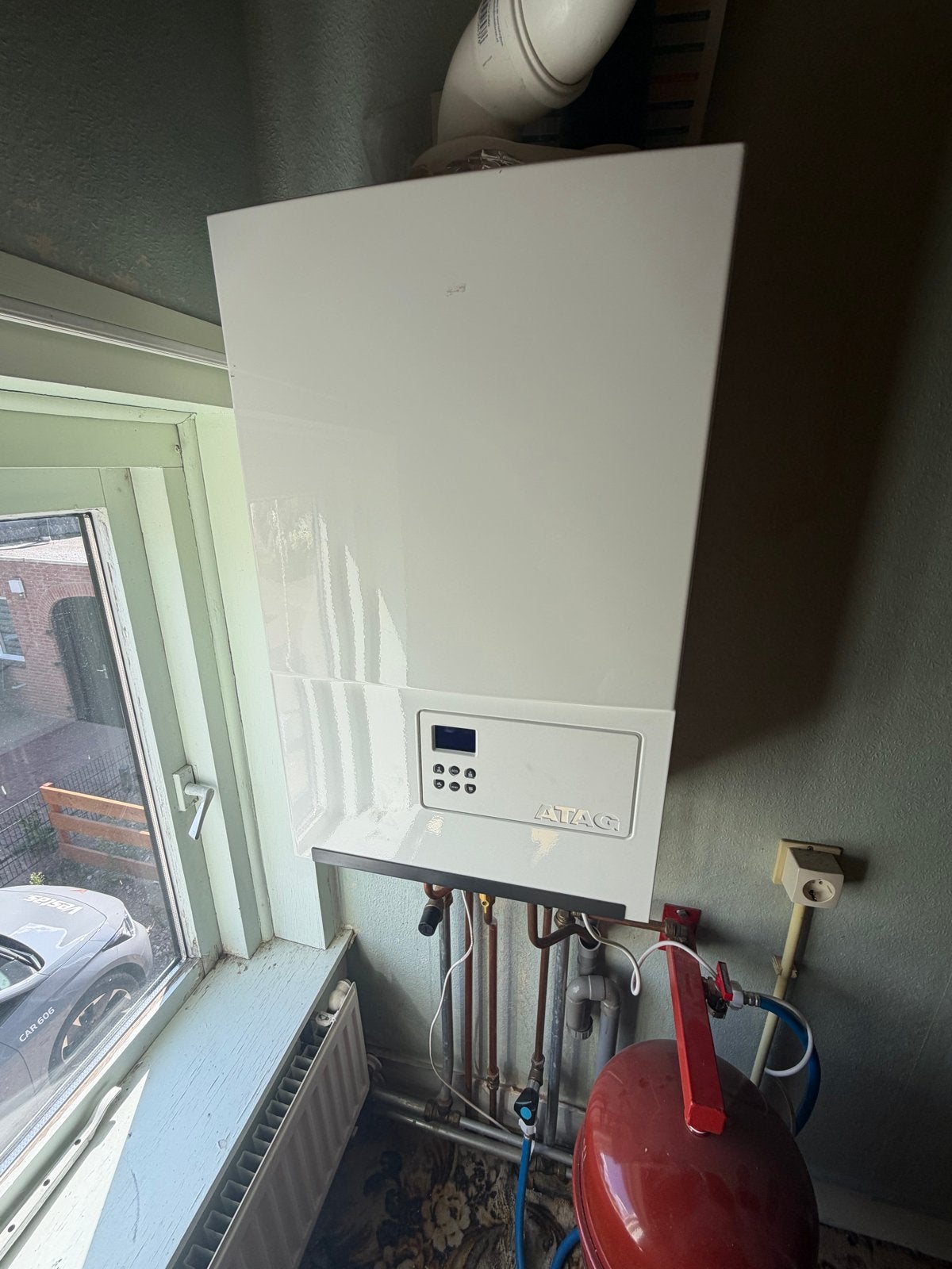 ATAG p27ec ketel - Zo goed als nieuw, Doe-het-zelf en Verbouw, Ophalen, Hoog rendement (Hr), Cv-ketel of Combi-ketel, Zo goed als nieuw