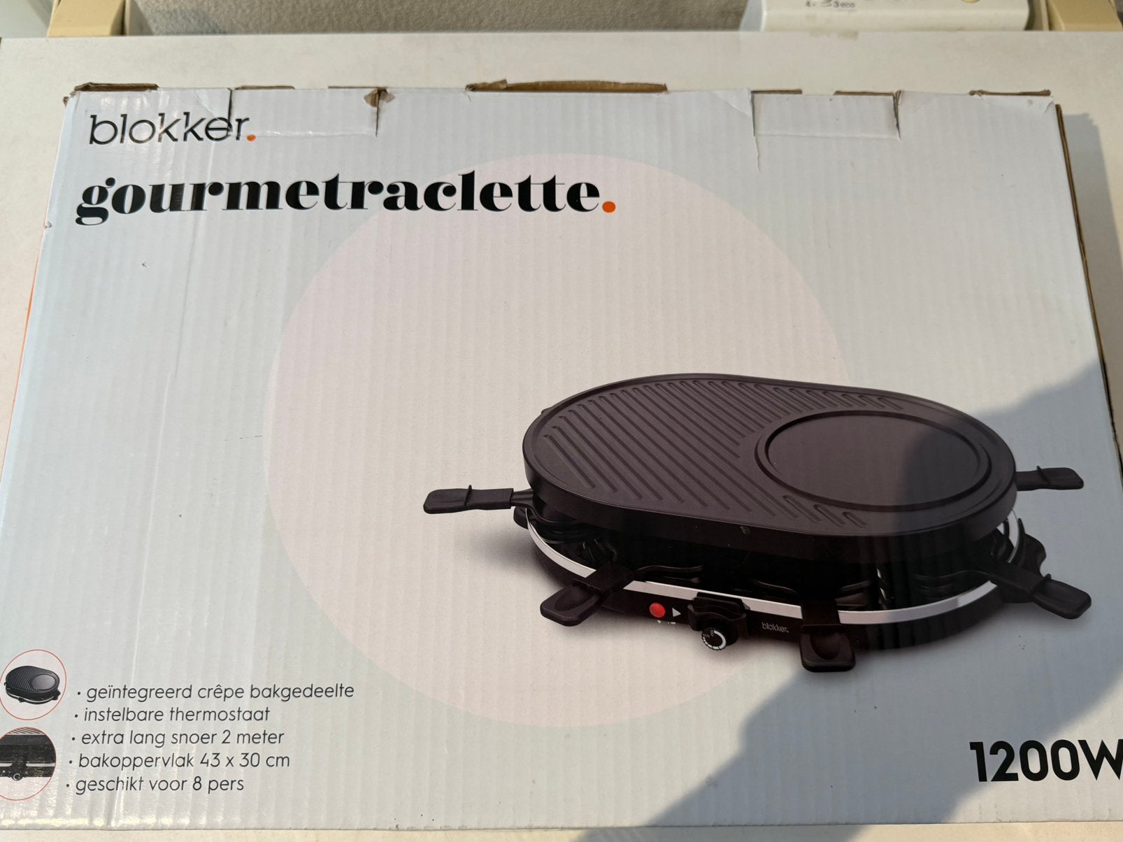 Gourmetstel 6 personen, Witgoed en Apparatuur, Gourmetstellen, Ophalen, Zo goed als nieuw