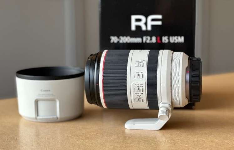 Canon RF 70-200mm f/2.8L IS USM 70-200 2.8, Audio, Tv en Foto, Info@canon-europe.com, Canon Europa B.V., Zo goed als nieuw, Zoom