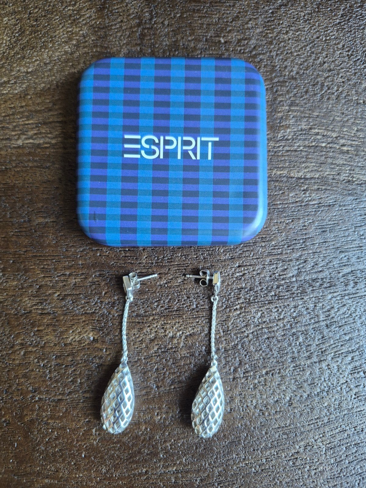 Esprit Oorbellen met Kristallen 925 Sterling Zilver, Sieraden, Tassen en Uiterlijk, Met kristal, Overige materialen, Hangers, Ophalen of Verzenden