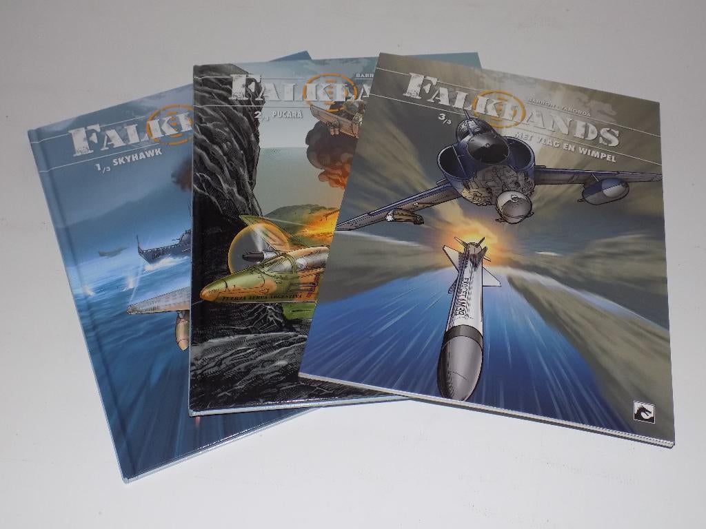 Falklands ~ Complete serie 1 t/m 3 [hc & sc], Complete serie of reeks, Ophalen of Verzenden, Zo goed als nieuw
