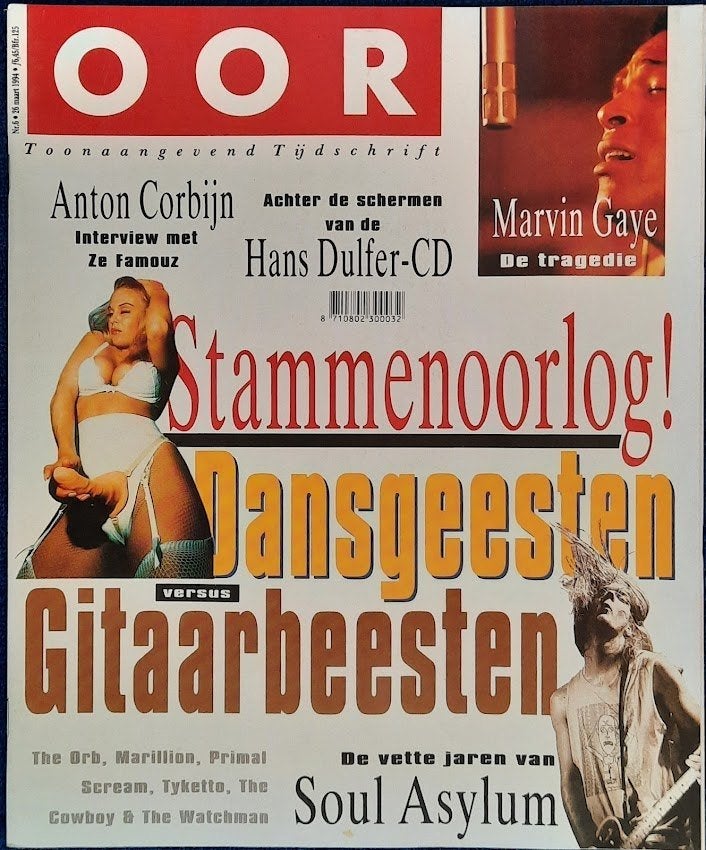 OOR 6-1994 Marvin Gaye Hans Dulfer Tindersticks Soul Asylum, Boeken, Ophalen of Verzenden, Zo goed als nieuw, Muziek, Film of Tv