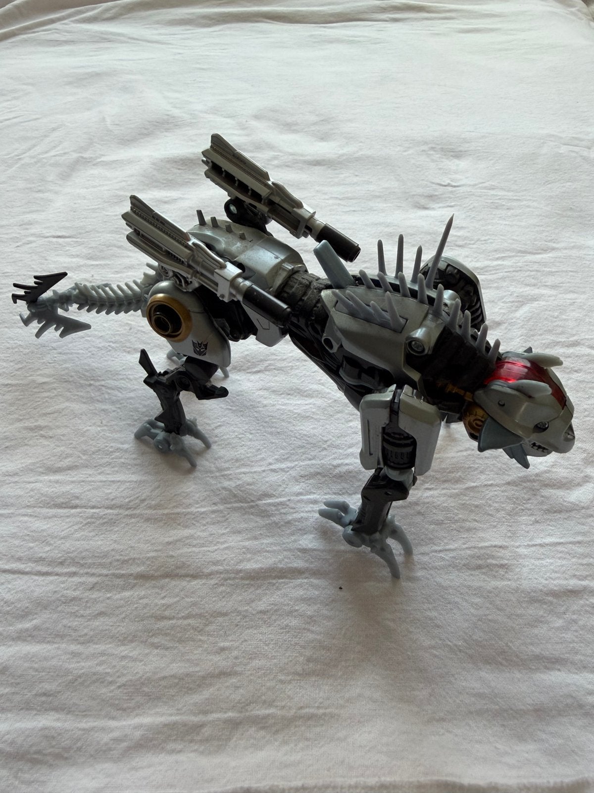 (10) Transformers Age Extinction Scorn Dinobot Voyager Class, Ophalen of Verzenden, Zo goed als nieuw, Jongen of Meisje