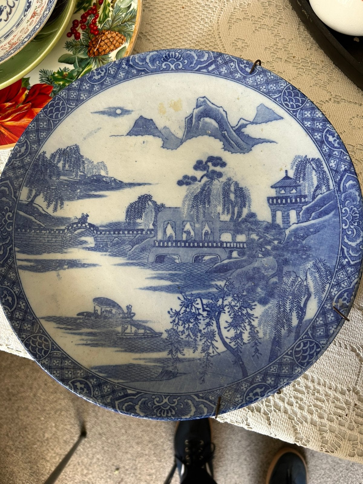 Blauwe borden 30 cm, Ophalen of Verzenden